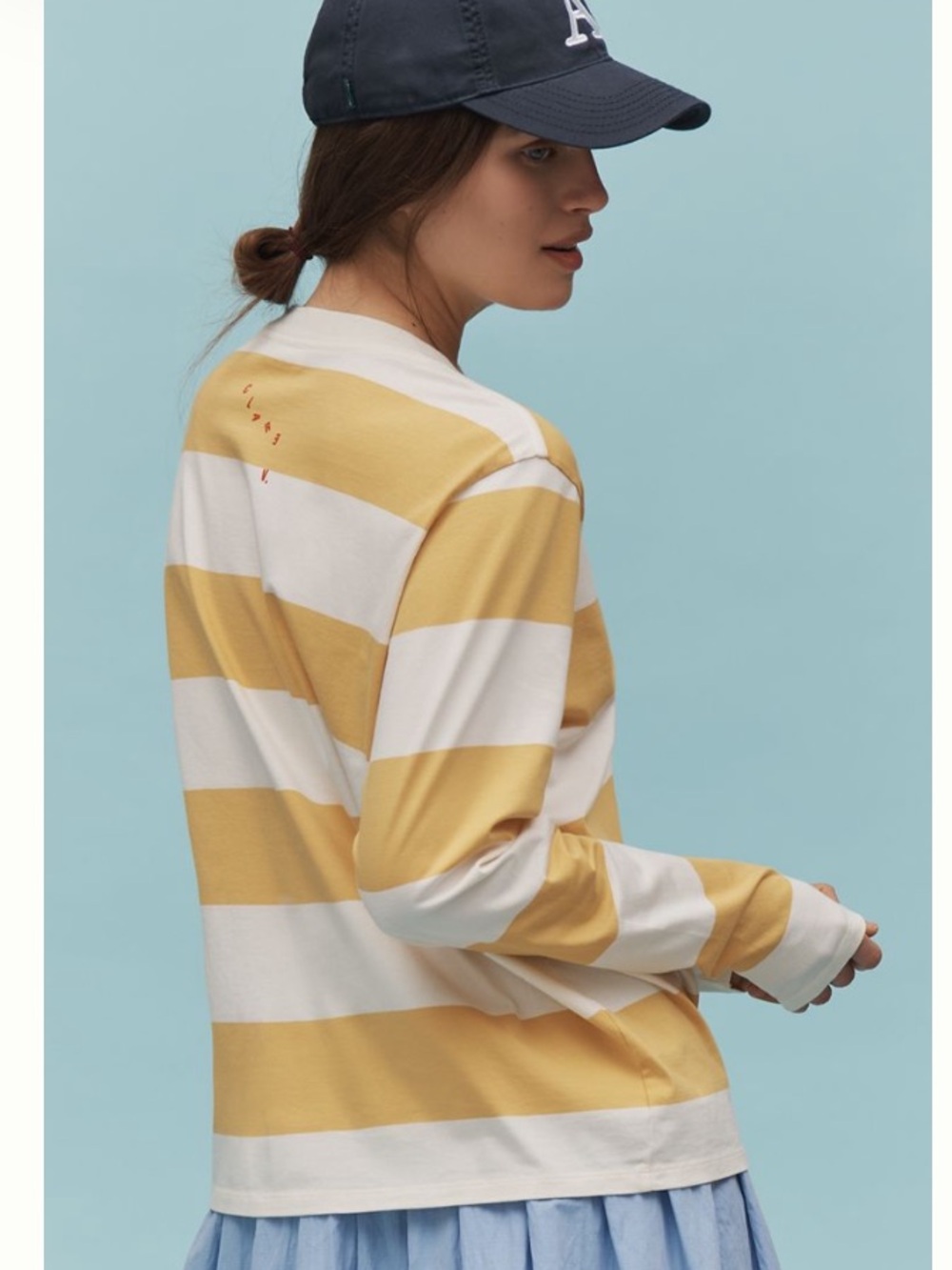 Clare V Striped Long Sleeve Tee NWT
